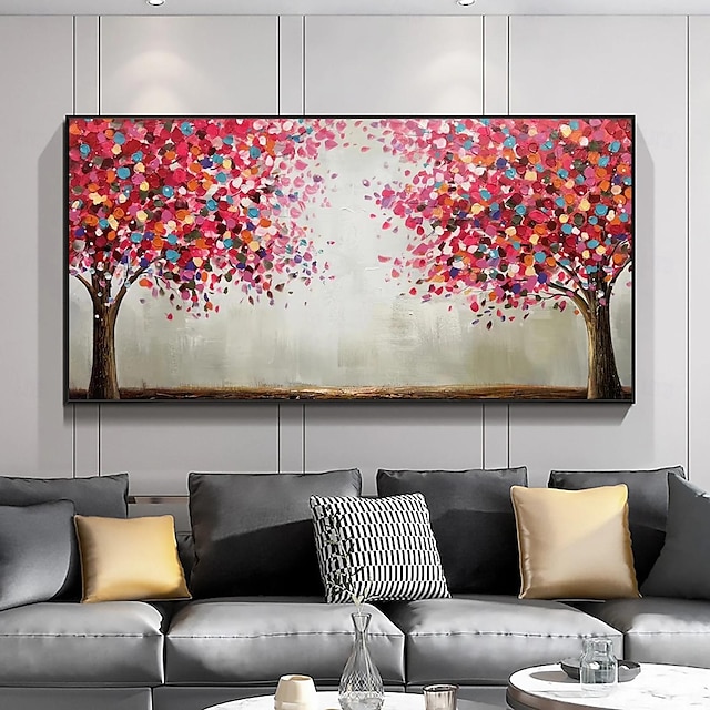  olejomalba ručně malované ručně malované nástěnné umění moderní abstraktní les krajina domácí dekorace výzdoba válcované plátno bez rámu unstretched
