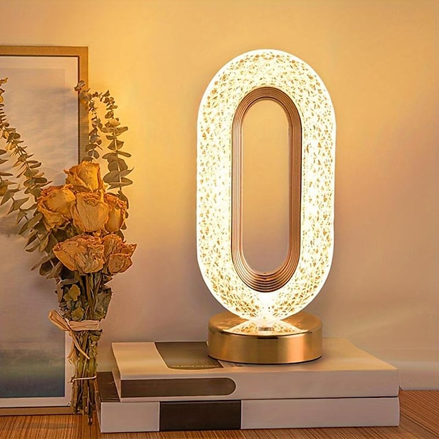  Portable Dimming Table Light with 3-color Change Night Light Metal Base Touch Light with USB Charging Port Children's Daycare Night Light Bedside Bable Light Bedside Light