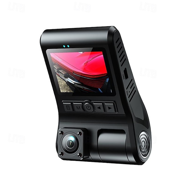  Driving Recorder 2-inch Screen HD Panoramic Night Vision Infrared 1080P Three-lens Car Recorder