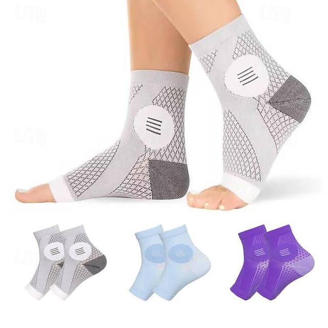  1 ζευγάρι κάλτσες νευροπάθειας για γυναίκες και άνδρες - κάλτσες συμπίεσης χωρίς δάχτυλα κάλτσες νευροπάθειας ποδιών, κάλτσες περιφερικής νευροπάθειας, κάλτσες διαβητικής νευροπάθειας, κάλτσες αρθρίτιδας