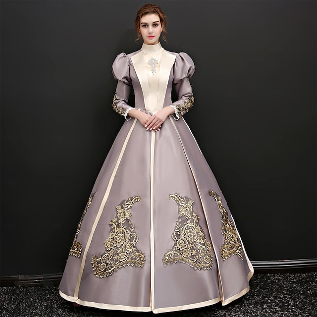  Gothic Viktorianisch Vintage inspiriert Mittelalterlich Kleid Partykostüm Ballkleid Prinzessin Shakespeare Damen Ballkleid Halloween Party Abendgesellschaft Maskerade Kleid