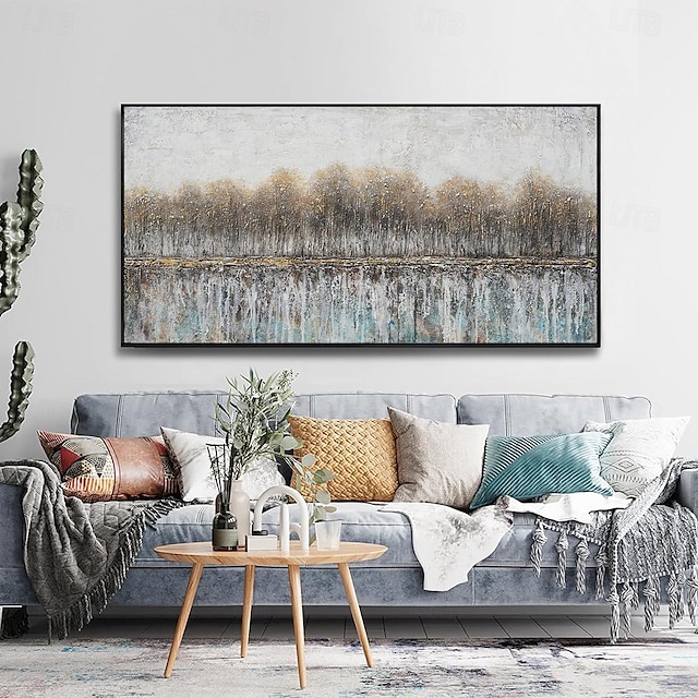  ruční olejomalba plátno nástěnná umělecká dekorace wabi-sabi moderní textura abstraktní peníze strom do obývacího pokoje domácí výzdoba rolovaná bezrámová nenatažená malba