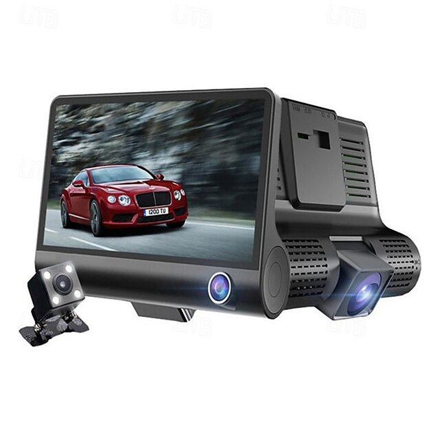  Hd 4.0 Car DVR Reversing Image Parking Guard Night Vision 3 Recording Camera Tachograph
