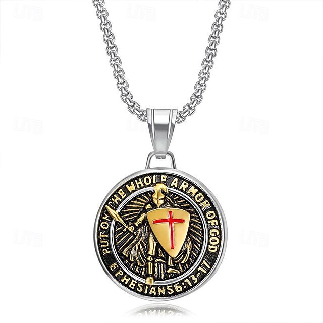  Halskette Retro Vintage Mittelalterlich Metalllegierung Für Ritter Ritter Wikinger Cosplay Unisex Modeschmuck Modeschmuck