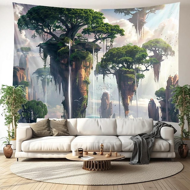  Fantasy albero della vita appeso arazzo arte della parete grande arazzo decorazione murale fotografia sfondo coperta tenda casa camera da letto soggiorno decorazione