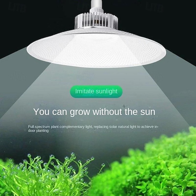  ضوء نمو النبات LED تقليد ضوء LED 36 واط/50 واط/100 واط لتحسين ثقافة الخضروات 220 فولت e27