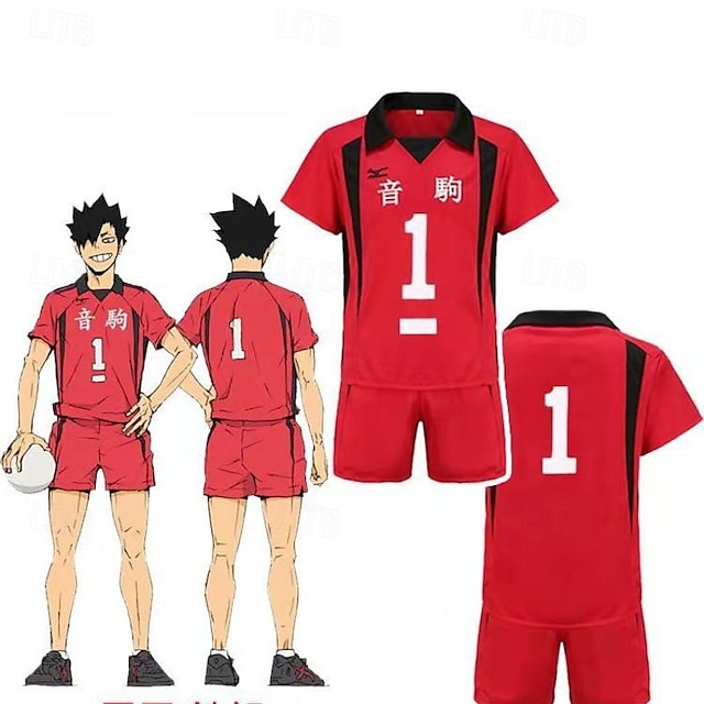  Inspired by Haikyuu Kozume Kenma Anime Cosplay Costumes Japanese Carnival Cosplay Suits Short Sleeve Shorts T-shirt For Men's Women's