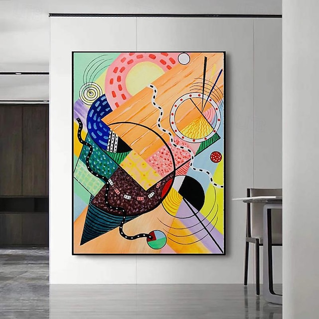  paesaggi di arte da parete dipinti a mano grandi dipinti a mano Wassily Kandinsky riproduzione pittura a olio decorazione pittura a olio regalo originale senza cornice