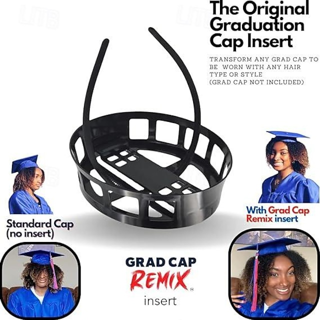  Remezcla de gorra de graduación: asegure su gorra de graduación y su peinado, gorra de graduación, diadema, inserción para diadema, inserción de gorra de graduación, regalos de graduación de la
