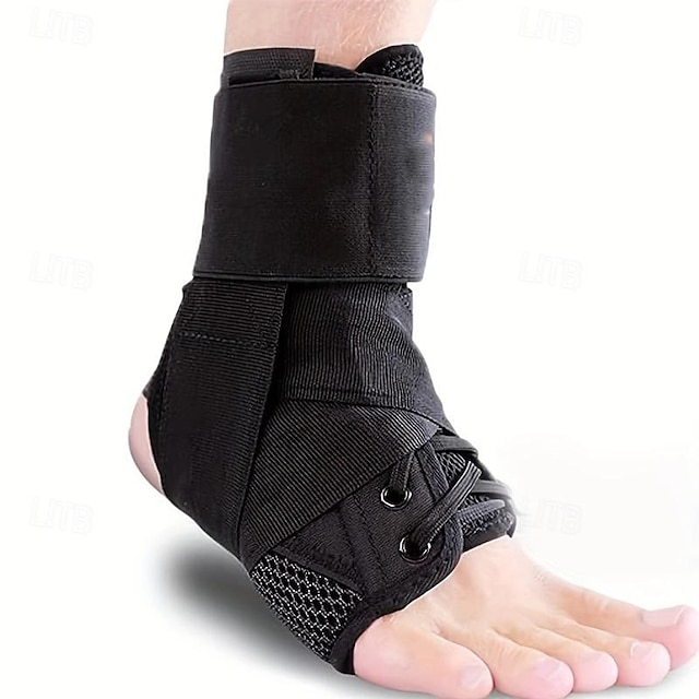  Knöchelbandage, verstellbare Stütze zum Schnüren für Laufen, Basketball, Genesung nach Verletzungen, Knöchelstütze bei Verstauchungen für Männer und Frauen