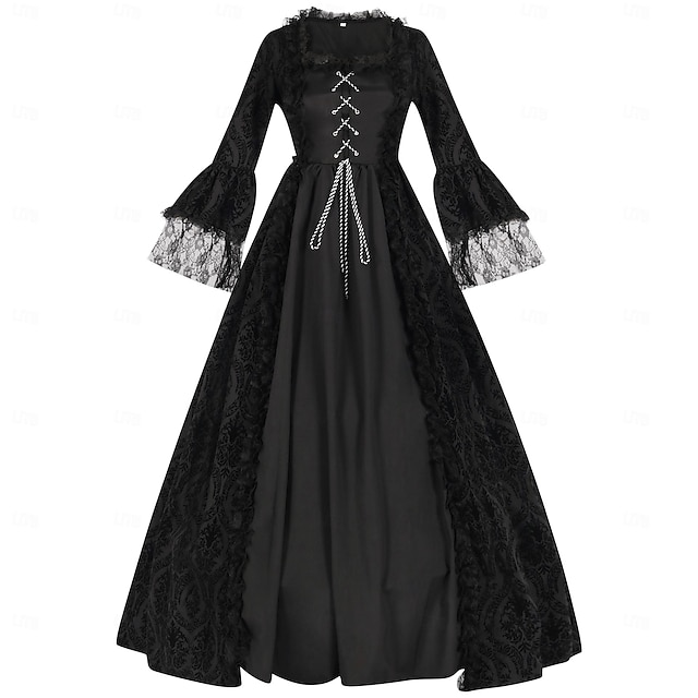  Medieval Renaissance Cocktail Dress Vintage Dress Prom Dress Outlander Women's Halloween Party / Evening Festival Dress