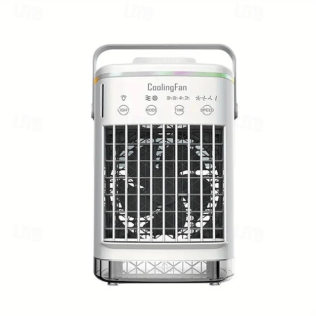  USB Air Conditioning Fan Small Water Cooling Fan Spray Fan Desktop Desktop Air Cooler