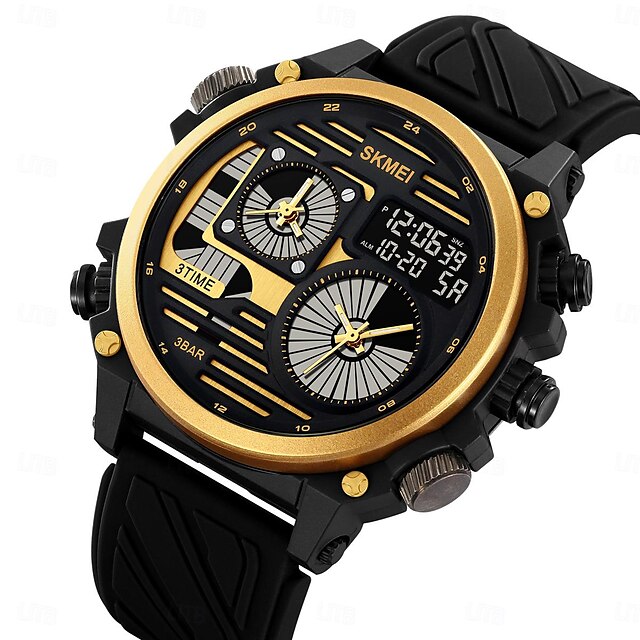  SKMEI Men Digital Watch Sports Fashion Casual Wristwatch Luminous Stopwatch Alarm Clock Countdown Silicone Gel Watch