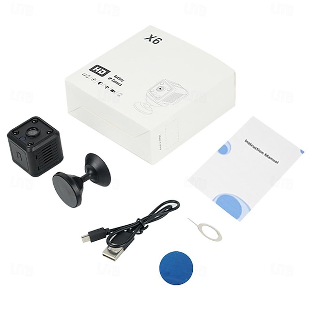  Mini-WLAN-IP-Kamera HD 1080p kabellose Sicherheitsüberwachung Mikrokamera Nachtsicht Smart Home Sportmonitor eingebauter Akku