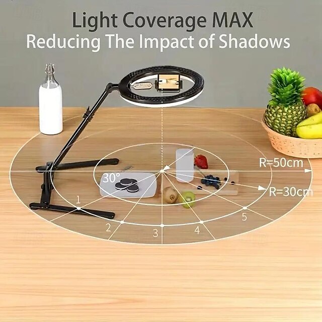  Desktop Live Mobile Phone Overhead Shooting Stand Network Red Fill Light Food Live Still Life Shooting Folding Remake Stand