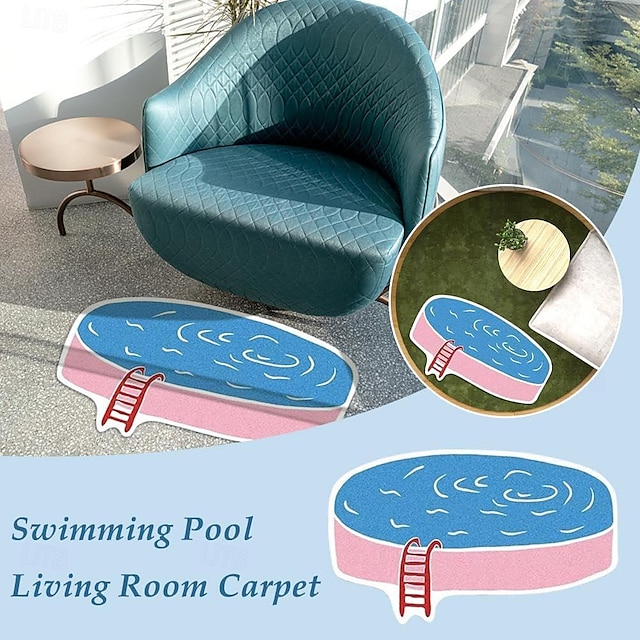  kreativní kobereček letní bazén párty trendové prvky bytový dekor obývací pokoj koberec láska nadýchaná plyšová podložka do ložnice
