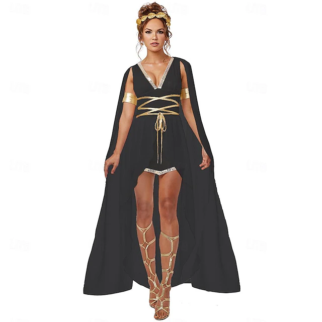 Moggemol Griechisches Göttin-Kleid Für Mädchen – Prinzessin Kostüm, Vintage, Mittelalter, Cosplay, Halloween, Karneval, 5–16 Jahre Moggemol Griechisches Göttin-Kleid Für Mädchen – Prinzessin Kostüm, Vintage, Mittelalter, Cosplay, Halloween, Karneval, 5–16 Jahre