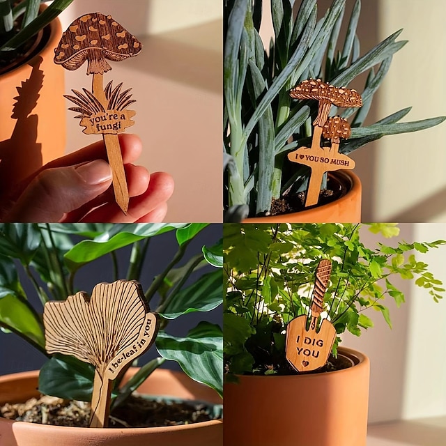  ετικέτα φυτών σήματα φυτών ξύλινοι μαρκαδόροι για φυτό κήπου σε γλάστρα χειροποίητο ενθαρρυντικό ξύλινο φυτό σποράς σημάδια σποράς πινακίδες ετικετών φυτών