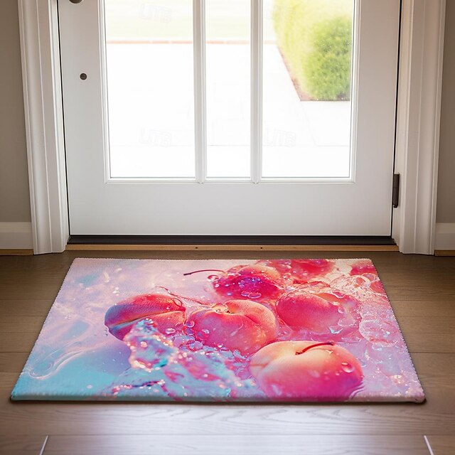  Fruits soda paillasson tapis de cuisine tapis de sol tapis antidérapant tapis résistant à l'huile tapis intérieur extérieur tapis de chambre décor tapis de salle de bain tapis d'entrée