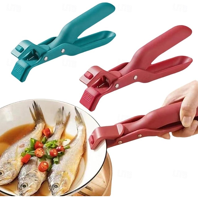  Anti Scald Plate Bowl Dish Pot Holder Holder Silicon Clamp Anti-hot Clip Lifter Kitchen Oven Accessories Tool