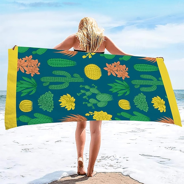 Serviette De Plage Microfibre Motif Toucans - Grande Taille, Séchage Rapide, Léger Et Sans Sable - 5