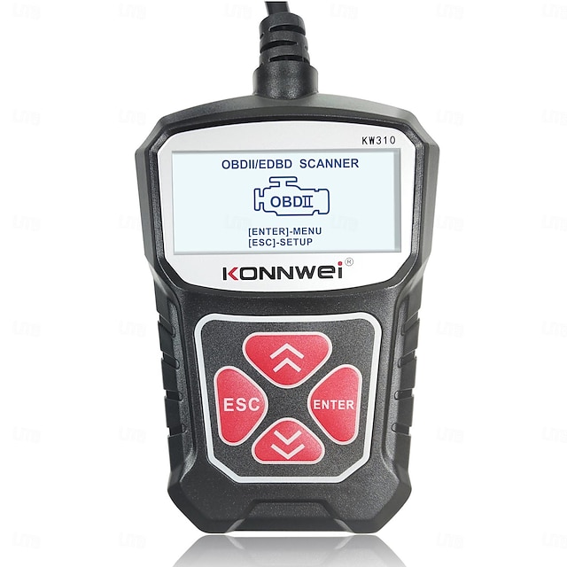  Fyautoper konnwei kw310 obd2 escáner para auto obd 2 herramienta de diagnóstico del escáner del coche escáner automotriz herramientas del coche idioma ruso pk elm327