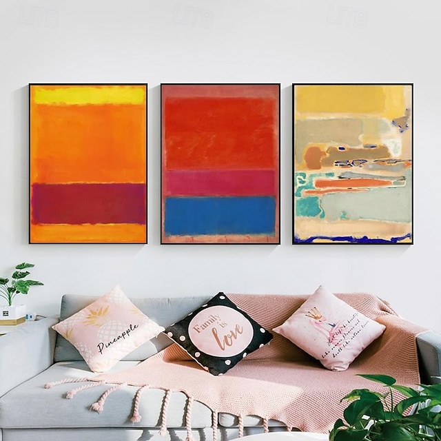Mark Rothko Interor Design Morden Wall Decor Mark Rothko Hand painted Rothko Canvas Abstract Art ...