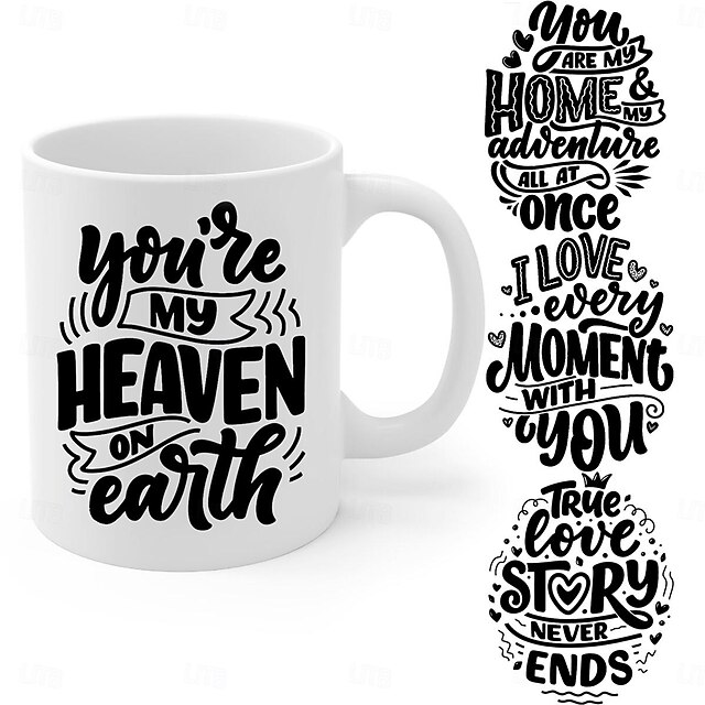  1pc You are my Series of Alphabet Coffee Cups Novelty Cups Couple Cups 11 oz ceramic cups ceramic Cups Family Party Gifts