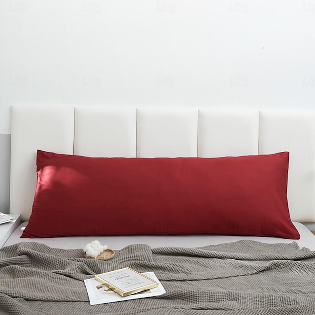  Decorative Toss Body Pillows Cover 1PC Soft Square Cushion Case Pillowcase for Bedroom Livingroom Sofa Couch Chair Solid Colored