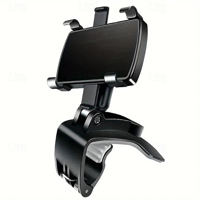  Support de téléphone portable de voiture, support de navigation multifonctionnel rotatif pour miroir de tableau de bord de voiture