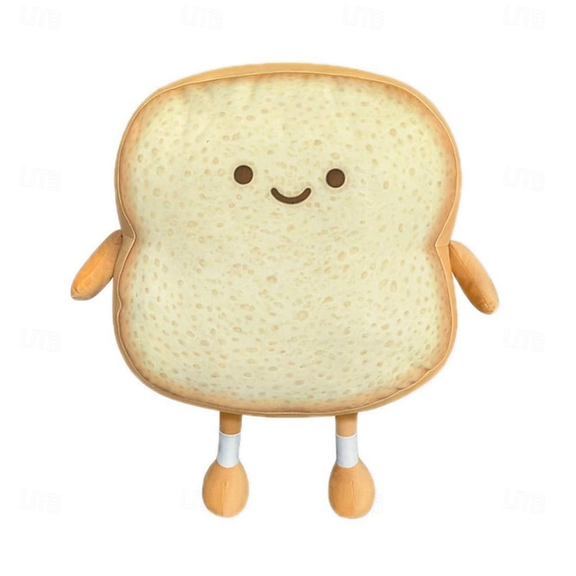  chleb tostowy poduszka śmieszne jedzenie pluszowe zabawki poduszki małe słodkie nadziewane pluszowe tosty poduszka na sofę tostowy chleb złoty