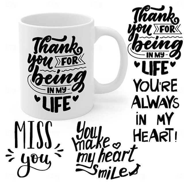  1pc amore romantico serie lettera tazza di caffè tazza della novità ti amo coppia tazza tazza di ceramica 11 oz tazza di ceramica regalo di festa di famiglia