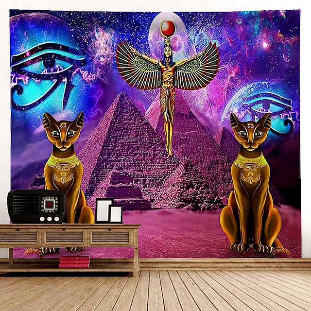  μυστηριώδης αιγυπτιακή πυραμίδα κρεμαστή ταπετσαρία τοίχου τέχνη μεγάλη ταπετσαρία τοιχογραφία διακόσμηση φωτογραφία σκηνικό κουβέρτα κουρτίνα σπίτι υπνοδωμάτιο διακόσμηση σαλονιού
