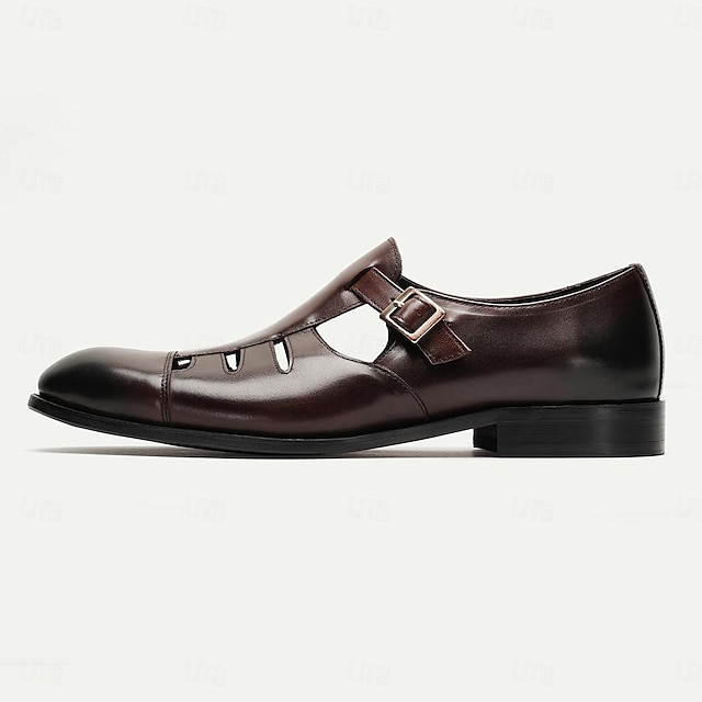 Men's Sandals Leather Shoes Fishermen sandals Leather Italian Full ...