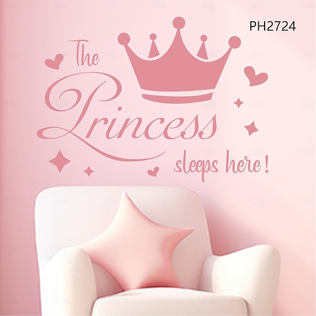  prinsessatyttö-tarrat voidaan poistaa olohuoneen makuuhuoneen työhuone työpöytä tytön huone kodin taustakoriste seinätarrat prinsessatyttö-tarrat voidaan poistaa olohuoneen makuuhuoneen työhuone