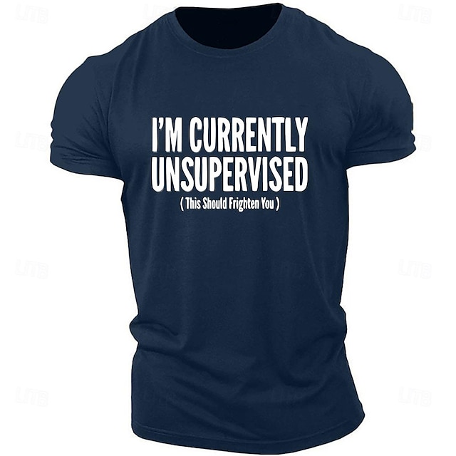  Hombre Letra Estampados Camiseta Camisetas gráficas 100% Algodón Manga Corta Gráfico Camisa Gris brezo Verde Ejército Azul Oscuro Camiseta cómoda Exterior Calle Ropa de diseñador de moda