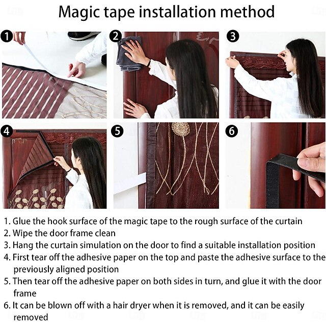 Mesh Fly Screen Door, Self Seal, Pet and Child Friendly, with