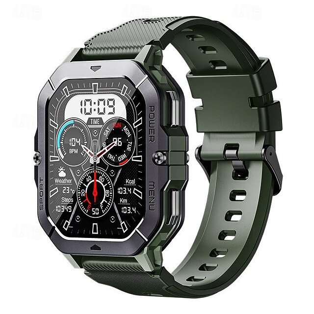  C28 Inteligentny zegarek 2.02 in Inteligentny zegarek Bluetooth EKG + PPG Krokomierz Powiadamianie o połączeniu telefonicznym Kompatybilny z Android iOS Damskie Męskie Długi czas czuwania Odbieranie