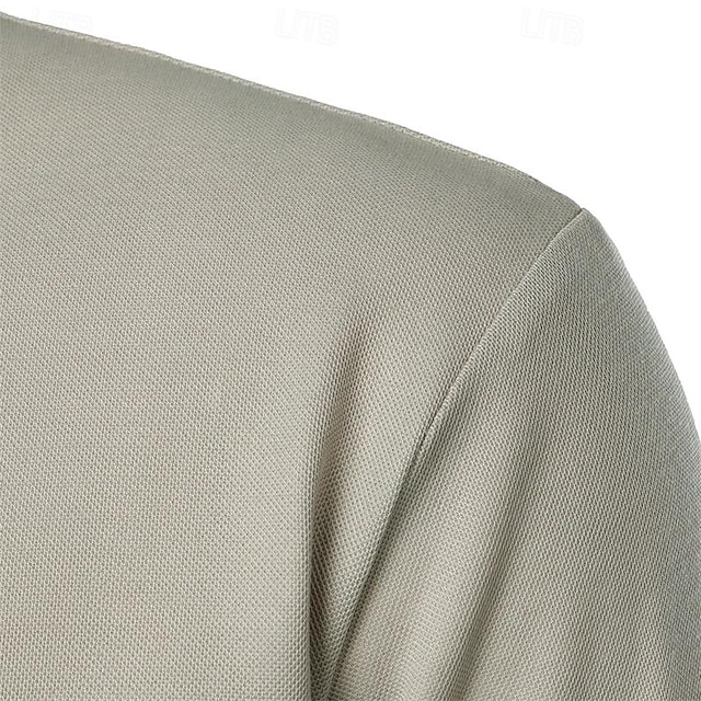 Homme Chemise de golf Polos de Golf Occasionnel Travail Col montant Manche Courte Basique Moderne Bloc de Couleur Patchwork Boutons Printemps & Été Coupe régulière Vin Noir Blanche Rose Vert Kaki