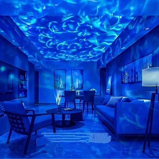 1pc Ocean Wave Projector Water Ripple Light Projector Light, Star ...