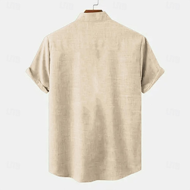 HASHBACK Printed Linen Shirt For Men 30