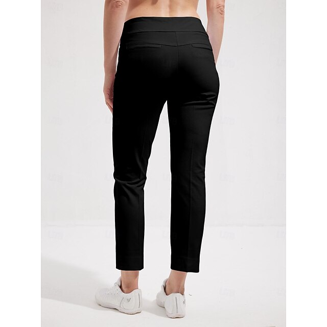 Women's Golf Pants Navy Black Pants / Trousers Ladies Golf Attire