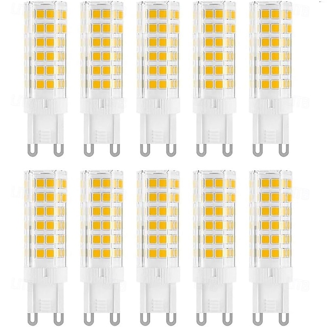  g9 led polttimo 7w 230v g9 halogeenipolttimo 60w vastaava 650lm ei-himmennettävä g9 polttimo kodin valaistukseen 10kpl