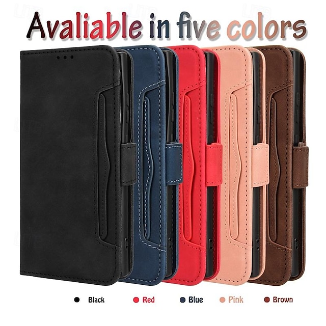  Phone Case For Samsung Galaxy S24 S23 S22 S21 S20 Ultra Plus FE A55 A35 A25 A15 5G Wallet Case Magnetic Kickstand Card Slot Retro TPU PU Leather