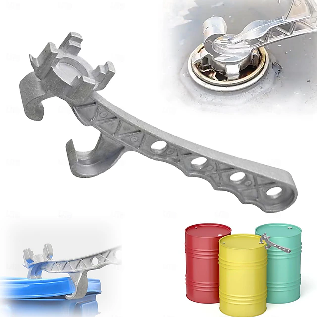 Ouvre-Seau 3-en-1 Multifonction – Clé Aluminium Pour Seaux 5-55 Gallons, Outil Ouverture Couvercle Peinture Et Baril