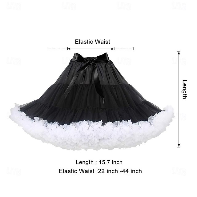 Glixoft Cerceaux De Longueur Crinoline pour Femmes, Jupon, Cages, Jupe en Cerceau, sous-Jupe Victorienne pour Robe De Costume d'halloween