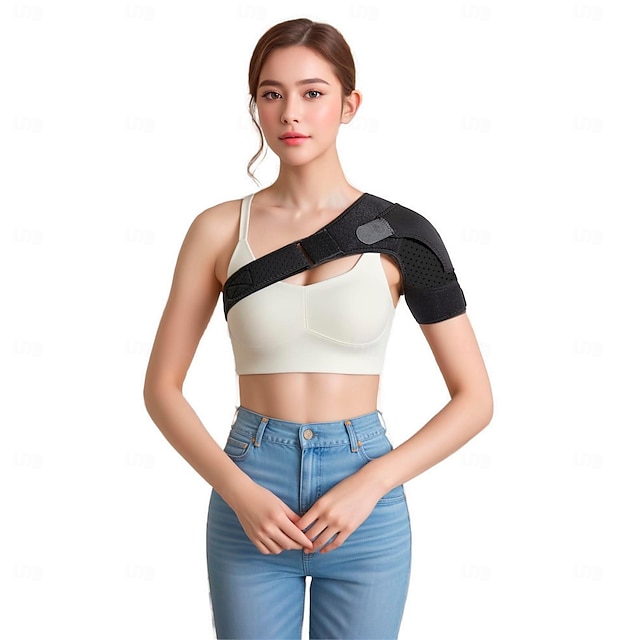  Shoulder Brace Arm Sling for Torn Rotator Cuff Support Compression and Stability Shoulder Harness Sleeve Wrap with Ice Pack Pocket - Fits Men and Women Recovery, Injuries, and Pain Relief