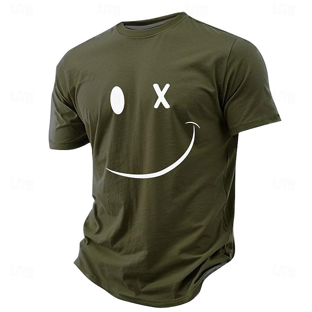  Voor heren Grafisch T-shirt Korte mouw T-shirt 3D-afdrukken Strakke ronde hals Overhemd Vakantie Sport Modieus Straat Buitensporten Zwart blauw Groen Zomer Lente Kleding S M L XL XXL XXXL