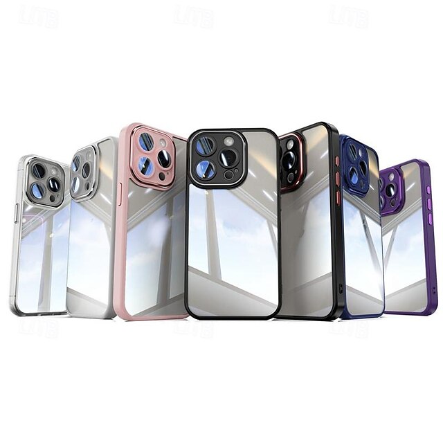  هاتف غطاء من أجل ايفون 16 iPhone 15 Pro Max iPhone 14 13 12 Pro Max Plus غطاء خلفي حامي عدسة الكاميرا ضد الصدمات درع TPU