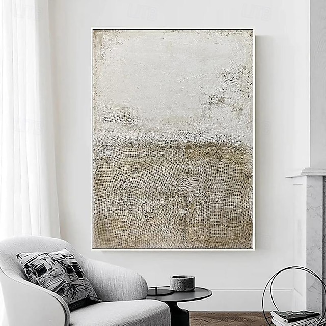  peint à la main 3d texturé blanc peinture abstraite sur toile 3d texturé art mural boho moderne toile art salon décor pattle couteau peinture à l'huile décor à la maison hôtel pièce d'art